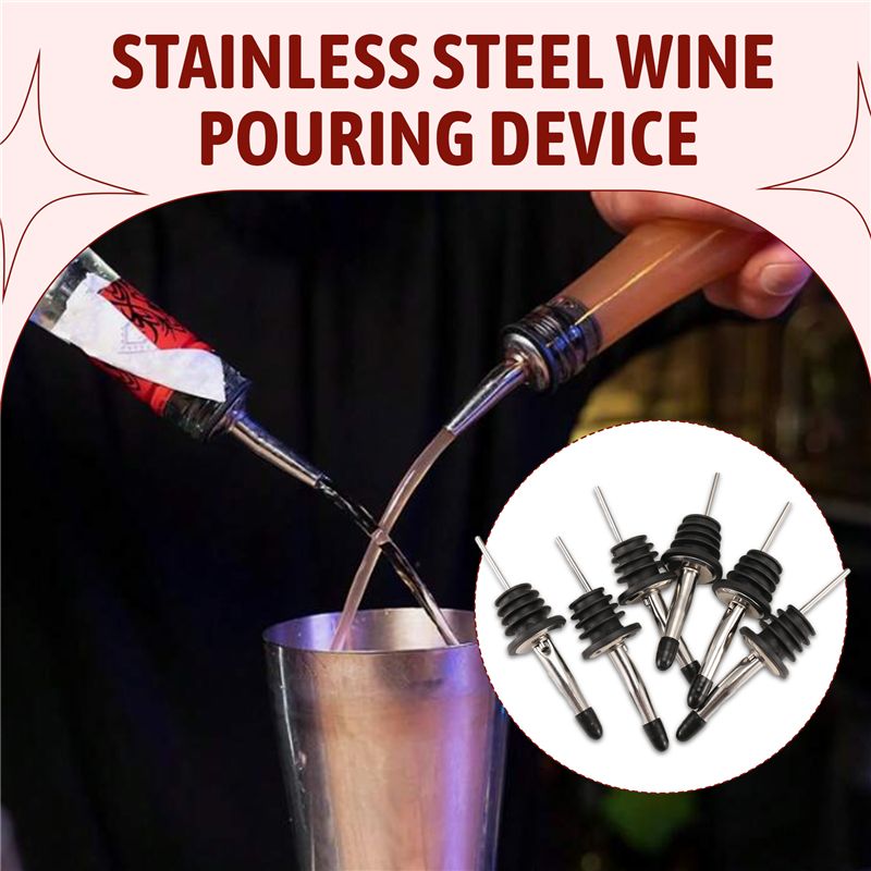 OLTRE-ชุด 6 ชิ้น หัวเทเหล้าสแต - Speed Pourer Cap บทวิจารณ์และราคา